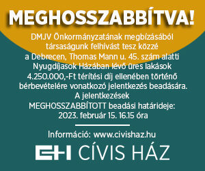 Meghosszabbításra került a nyugdíjasok házában lévő lakások bérbevételére vonatkozó jelentkezés határideje